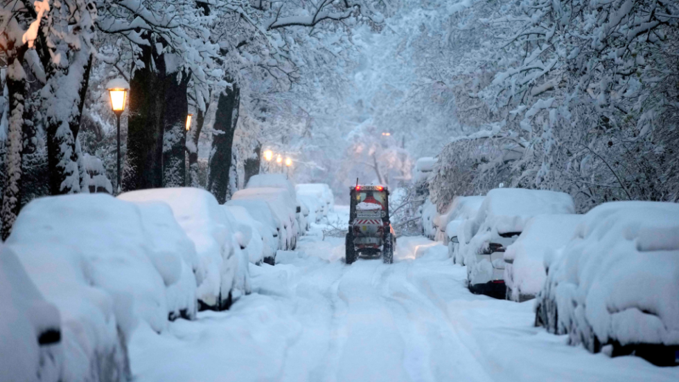 Δρόμος στο Μόναχο πρωί Σαββάτου 2/12/2023